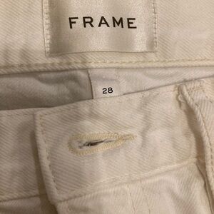 Frame Denim womens Off-White Palazzo Jeans.
